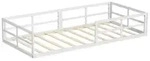 VitaliSpa Bodenbett, Wei&szlig;, Metall, Rechteckig, Kinderzimmer & Jugendzimmer,