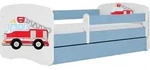 WFL Group Kinderbett, Rot, Holzwerkstoff, Nachbildung, 160x80 cm, Kinderzimmer &