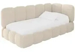 Altdecor Einzellbett, Cappuccino, Textil, 80x200 cm, Kinderzimmer &...