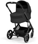 cybex Gold Kombikinderwagen Balios S inkl. Cot S, Schwarz, Textil, 60x108x87 cm,