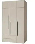Mirjan24 Kleiderschrank, Kaschmir, Holzwerkstoff, 1 Schubladen, Rechteckig,