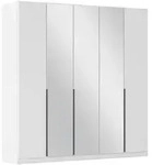 Rauch M&ouml;bel Dreht&uuml;renschrank Rauch Alabama, Silber, Wei&szlig;, Dunkelgrau,
