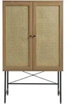 Selsey Highboard, Beige, Metall, 3 F&auml;cher, Rechteckig, 80x135x40 cm,...