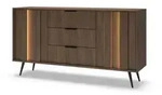Masseno Kommode, Eiche, Holzwerkstoff, 3 Schubladen, 153.5x82.6x40 cm,...