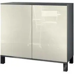Vladon Kommode, Creme, Holzwerkstoff, 92.5x84.5x35 cm, Wohnzimmer, Kommoden &