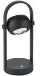 Musterring Led-Tischleuchte Cannon, Schwarz, Metall, F, 30.5 cm, Touch-Schalter