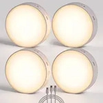 Northpoint Led-Akku, Wei&szlig;, Kunststoff, 9.5x9.5x3.6 cm, Lampen & Leuchten, LED