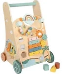 small foot Lauflernwagen, Mehrfarbig, Holz, Metall, 33x50x32 cm, EN 71, Hinterrad mit