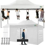 Faltpavillon, Wei&szlig;, Textil, 300x322x450 cm, Sonnenschutz & Sichtschutz,...