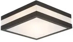 Brilliant Aussenwand-, Wei&szlig;, Metall, 28.5x8.5x28.5 cm, Lampen & Leuchten,
