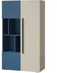 Mirjan24 Regal, Kaschmir, Blau, Holzwerkstoff, Rechteckig, 91x157x40 cm,...