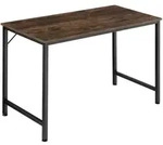 tectake Schreibtisch, Rost, Holzwerkstoff, Rechteckig, 60x75.5x120 cm, Arbeitszimmer,