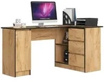 Raumhirsch Furniture Schreibtisch, Eiche San Remo, Holzwerkstoff, Rechteckig,