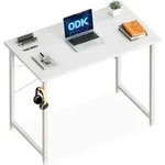 Schreibtisch, Wei&szlig;, Holzwerkstoff, 120x73.5x48 cm, Arbeitszimmer,...