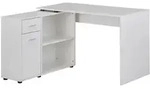 Kadima Design Eckschreibtisch, Wei&szlig;, Kunststoff, 1 Schubladen, Dreieckig,Konisch,