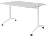 b&uuml;m&ouml; Seminartisch, Grau, Wei&szlig;, Holzwerkstoff, Nachbildung, Rechteckig,...