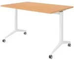 b&uuml;m&ouml; Seminartisch, Buche, Wei&szlig;, Holzwerkstoff, Nachbildung,Buche, Rechteckig,