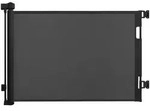 Relaxdays Kinderschutzgitter, Schwarz, Kunststoff, Metall, 300x1 cm,