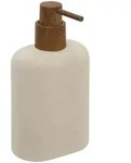 5five Simply Smart Seifenspender, Beige, Kunststoff, 5.6x17x8.8 cm, Badaccessoires,