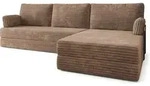 Masseno Ecksofa, Beige, Textil, 4-Sitzer, L-Form, 270x160 cm, Wohnzimmer, Sofas &