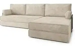 Masseno Ecksofa, Creme, Textil, 4-Sitzer, L-Form, 270x160 cm, Wohnzimmer, Sofas...
