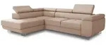 Sofnet Ecksofa, Rosa, Textil, 5-Sitzer, Ottomane links,Rechteckig, 273x203 cm,