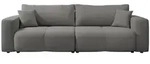 Mirjan24 Schlafsofa, Grau, Kunststoff, 3-Sitzer, Rechteckig, 245x82x92 cm,