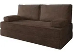 Masseno Bettsofa, Braun, Textil, 3-Sitzer, 170x86x80 cm, Wohnzimmer, Sofas & Couches,