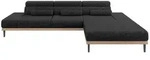 Altdecor Elektrisches, Schwarz, Textil, 4-Sitzer, L-Form, 316x205 cm,...