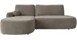 Mirjan24 Ecksofa, Braun, Kunststoff, 5-Sitzer, Ottomane links,L-Form, 274x174...