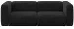 Altdecor Modulares, Schwarz, Kunststoff, 2-Sitzer, 228x70x89 cm, Wohnzimmer, Sofas &