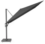 Platinum Ampelschirm, Schwarz, Metall, Quadratisch, 300x300 cm, Sonnenschutz &