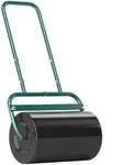 Outsunny Rasenwalze, Dunkelgr&uuml;n, Metall, 38 L, F&uuml;llung: Sand, 32.5x113x58 cm,