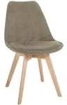 CLP Stuhl, Taupe, Holz, 49x83x50 cm, Esszimmer, St&uuml;hle, Esszimmerst&uuml;hle,