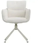Massivmoebel24 Stuhl, Beige, Kunststoff, Echtholz, 59x87x64 cm, Esszimmer,...