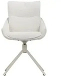 Massivmoebel24 Stuhl, Beige, Kunststoff, Echtholz, 56x88x64 cm, Esszimmer,...