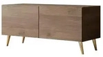 Lookway Tv-Schrank, Nussbaum, Holzwerkstoff, 100x49x40 cm, Wohnzimmer,...
