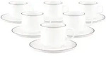 Seltmann Weiden Cappuccinotassen, Hellbraun, Keramik, Rund, Kaffee & Tee, Tassen,