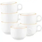 Seltmann Weiden Espressotassen, Orange, Keramik, Rund, Kaffee & Tee, Tassen,