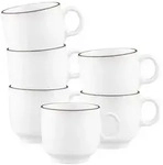 Seltmann Weiden Cappuccinotassen, Dunkelbraun, Keramik, Rund, Kaffee & Tee, Tassen,
