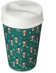 Koziol Becher, Gr&uuml;n, Kunststoff, Rund, Kaffee & Tee, Tassen, Thermobecher