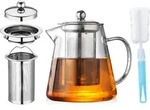 Teekanne, Transparent, Glas, 12.5x12.5 cm, Kaffee & Tee, Kannen, Teekannen