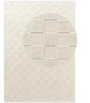 Villeroy & Boch Webteppich Kollektion 1766, Creme, Textil, Karo, rechteckig, 160x230