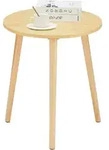 Beistelltisch, Hellbraun, Holz, 42x52x42 cm, Wohnzimmer, Wohnzimmertische,