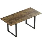 Homcom Ausziehbarer, Braun, Holzwerkstoff, Nachbildung, 8-Sitzer, Rechteckig,