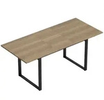 Homcom Ausziehbarer, Braun, Holzwerkstoff, Nachbildung, 8-Sitzer, Rechteckig,