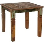 Kadima Design Esstisch, Braun, Holz, Echtholz,Mangoholz, Quadratisch,Quadratisch,