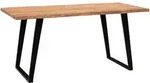 Mid.you Esstisch, Akazie, Holz, Akazie, massiv, rechteckig, U-Form, 60x76x120...