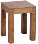 Kadima Design Beistelltisch, Braun, Holz, Echtholz, Quadratisch,Quadratisch,