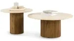 Idimex Couchtischset, Braun, Beige, Holz, Naturmaterialien, Echtholz,Mangoholz,...